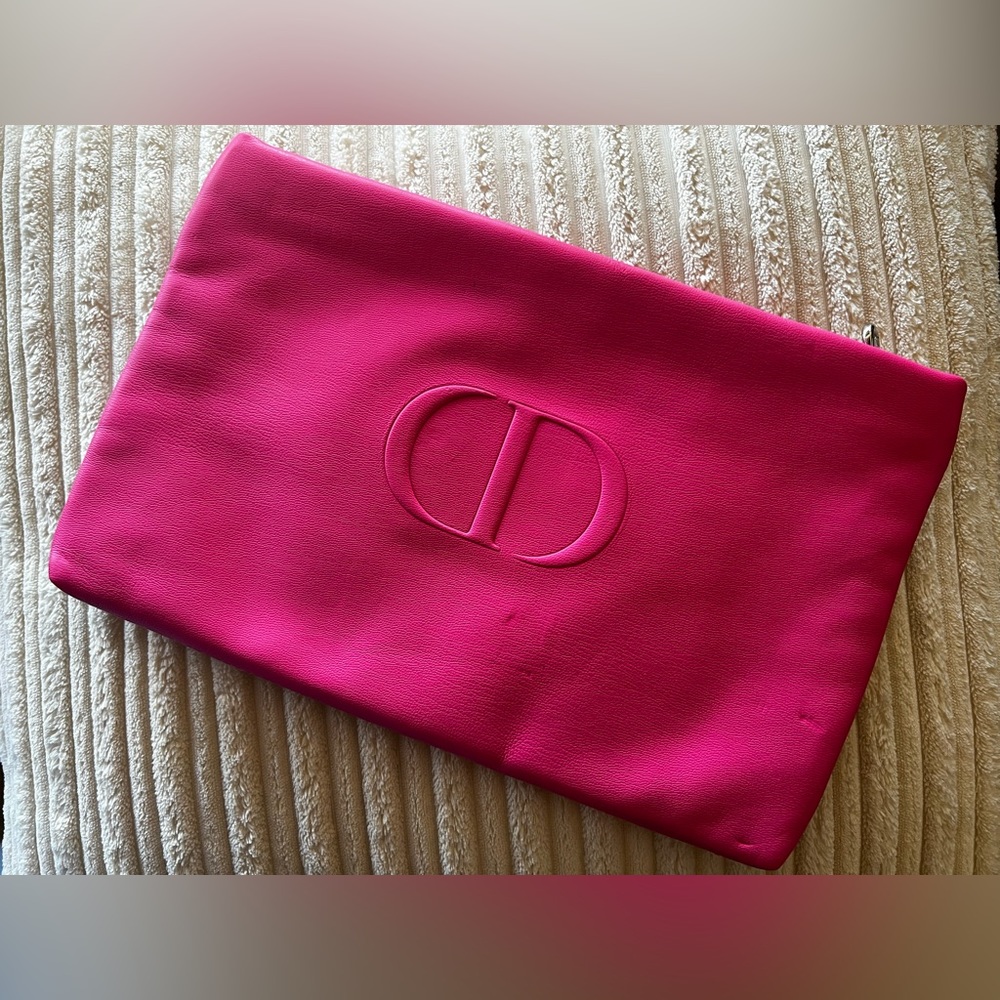 Christian Dior Makeup Bag Cosmetic Pouch Designer Haute Couture Travel Clutch 💄